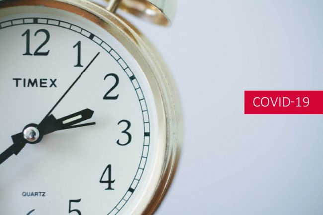 Covid-19 – Date de fin de la période juridiquement protégée : 23 juin 2020 minuit.