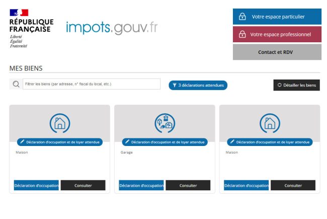 Report du délai de la déclaration d’occupation des biens immobiliers